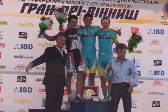 Нурболат Кулимбетов- победил на международной гонке в Украине