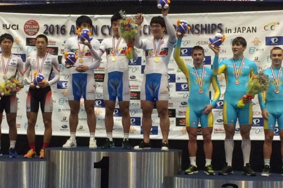 Чемпионат Азии по велоспорту на треке: три медали различного достоинства