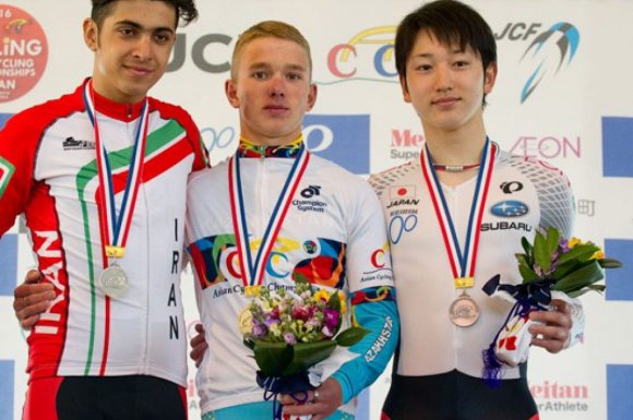 Первая медаль на Чемпионате Азии по велосипедному спорту