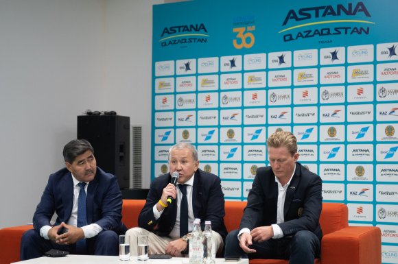 «В «Астане» будет 50% казахстанских гонщиков»