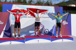 Казахстанская велосипедистка завоевала историческую медаль на чемпионате Азии