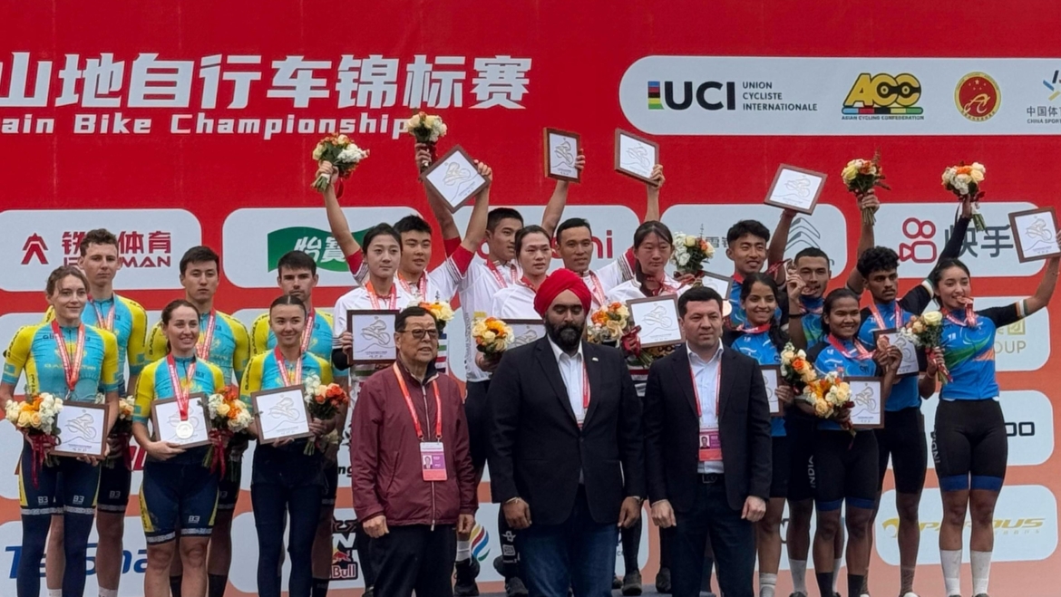 Ұлттық Қазақстан құрамасы Қытайда өтіп жатқан Азия чемпионатында маунтинбайктан КҮМІС ЖҮЛДЕ жеңіп алды!