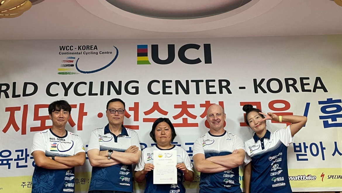Жанна Юсупова успешно завершила курс подготовки тренеров UCI Level 2