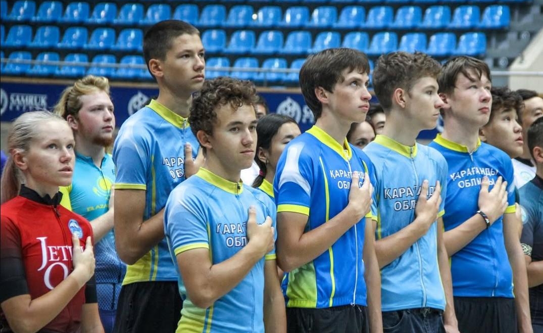 Сегодня в Астане на велотреке «Сарыарка» состоялась торжественная церемония открытия Национального чемпионата Республики Казахстан по велоспорту на треке.